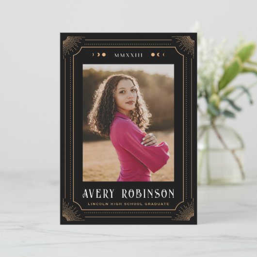 タロットインスパイア卒業写真のお知らせ 案内状 (スタンド正面)