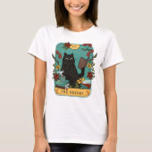 タロットエステおもしろいティックキャットザリーダブックオーバー Tシャツ (正面)
