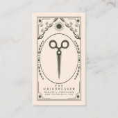 タロットオリーブヴィンテージ美容師 名刺 (正面)