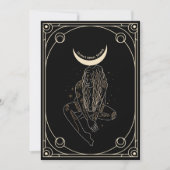 タロットカードのウェディングシャワー招待状 招待状 (正面)