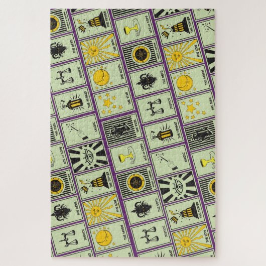 タロットカードのパターン ジグソーパズル (縦)