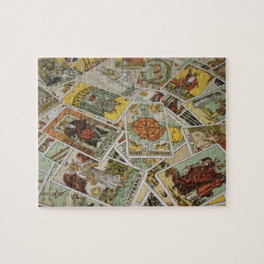 タロットカードの占い師 ジグソーパズル (横)