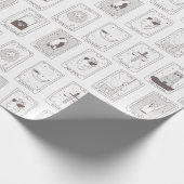 タロットカードの機知に富んだギフトラップラッピング紙 ラッピングペーパー (角)