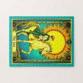 タロットカードイラストレーションザサン ジグソーパズル (横)