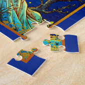 タロットカードイラストレーションザスター ジグソーパズル (側面)