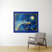 タロットカードイラストレーションザスター タペストリー (インサイチュ(横))