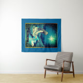 タロットカードイラストレーションザスター タペストリー (インサイチュ(横))