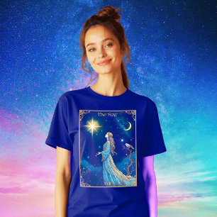 タロットカードイラストレーションザスター トライブレンドTシャツ