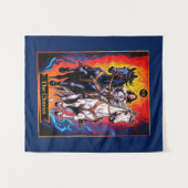 タロットカードイラストレーションザチャリオット タペストリー (正面(横))