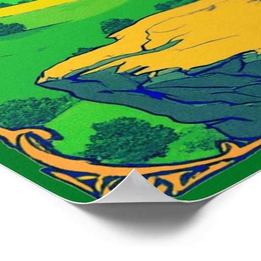 タロットカードイラストレーションザフール ポスター (角)