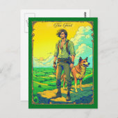 タロットカードイラストレーションザフール ポストカード (正面/裏面)