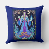 タロットカードイラストレーションザマジシャン クッション (裏面)