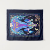 タロットカードイラストレーションザマジシャン タペストリー (正面(横))