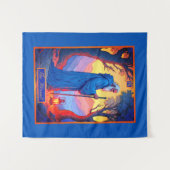 タロットカードイラストレーションザ仙人 タペストリー (正面(横))