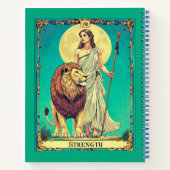 タロットカードイラストレーション、強度ジャーナル ノートブック (裏面)