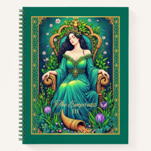 タロットカードイラストレーション、Empress Journal ノートブック
