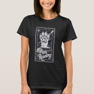 タロットカードキャットポー読ズクレセントムーン猫好き Tシャツ