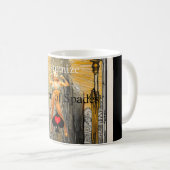 タロットカードクイーンスペードサンダー_コーブ コーヒーマグカップ (正面右)