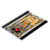 タロットカードクイーンスペードサンダー_コーブ ノートブック (左側)