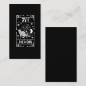 タロットカードクレセントムーンオカルトキャットゴシック魔女 名刺 (正面/裏面)