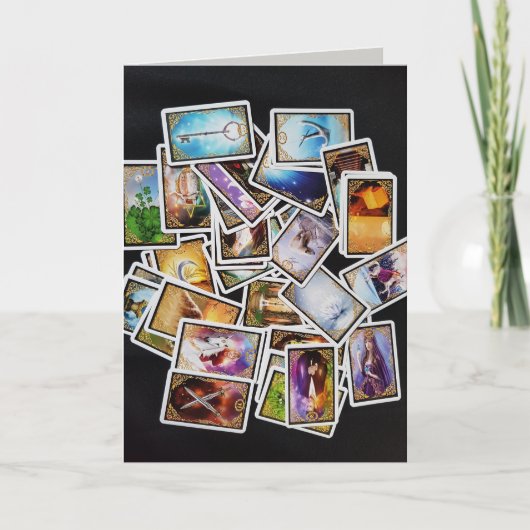 タロットカードグリーティングカード カード (正面)