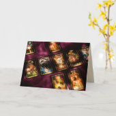 タロットカードグリーティングカード カード (黄色い花)