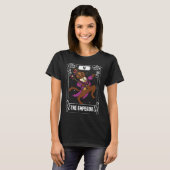 タロットカードゴシック星占いオカルトの猫 Tシャツ (正面フル)