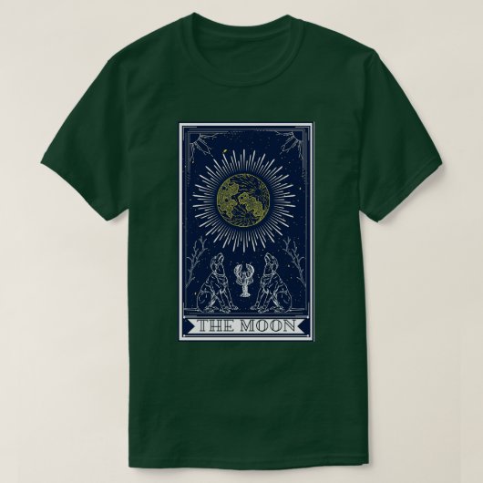 タロットカードザムーン Tシャツ (デザイン正面)