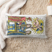 タロットカードザラバーズザサン ランバークッション (ブランケット)