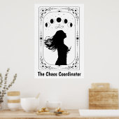 タロットカードシアルアートミスティックウィッチー占星術 ポスター (キッチン)