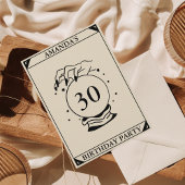 タロットカードシアルエニー誕生日招待状 招待状