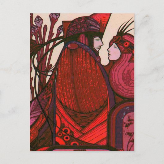 タロットカードデザインザラバーズ ポストカード (正面)