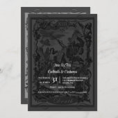 タロットカードハローウィンパーティ 招待状 (正面/裏面)