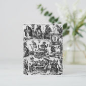 タロットカードパターン ポストカード (スタンド正面)