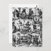 タロットカードパターン ポストカード (正面/裏面)