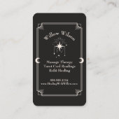 タロットカードマッサージセラピスト名刺 名刺 (裏面)
