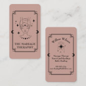 タロットカードマッサージセラピスト名刺 名刺 (正面/裏面)