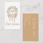 タロットカードリーダーサイキック読パーム 名刺 (正面/裏面)