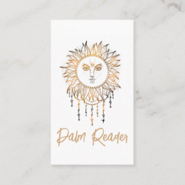 タロットカードリーダーサイキック読パーム 名刺