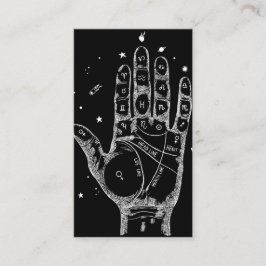 タロットカードリーダーサイキック読パーム 名刺