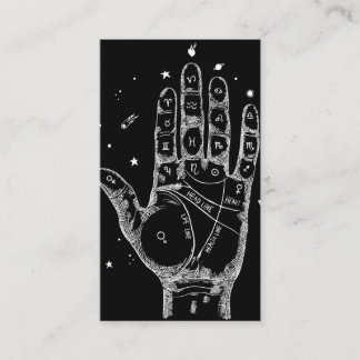 タロットカードリーダーサイキック読パーム 名刺