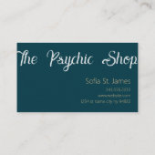 タロットカードリーダーサイキック読パーム 名刺 (裏面)