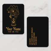 タロットカードリーダー名刺 名刺 (正面/裏面)