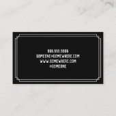 タロットカードリーダー名刺 名刺 (裏面)