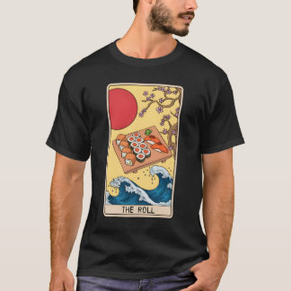 タロットカードリーダー スシ スシ 食いしん坊 和食 Tシャツ