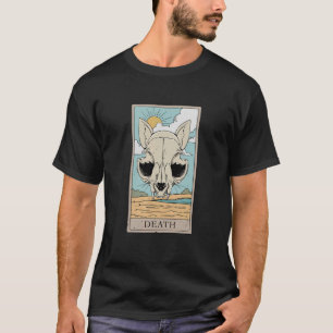 タロットカードリーダ用キャットデスタロットカード Tシャツ