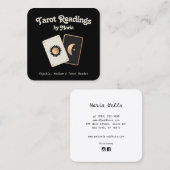 タロットカードリーダ用精神媒体 スクエア名刺 (正面/裏面)