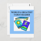 タロットカードリー読ダーデザイン ポストカード (正面/裏面)