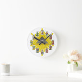 タロットカード占い師時計 ラウンド壁時計 (ホーム)