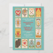 タロットカード婚約パーティ招待状 招待状 (正面)